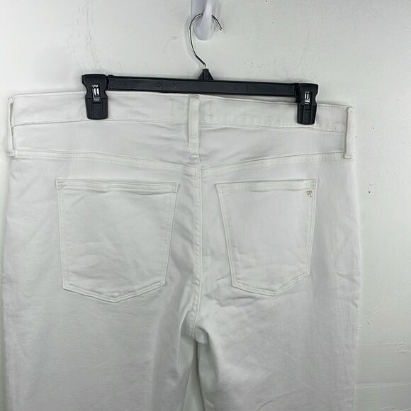 Madewell Mid Rise Kick Out With Magic Pocket White Size W 33P plus size - Picture 6 of 13